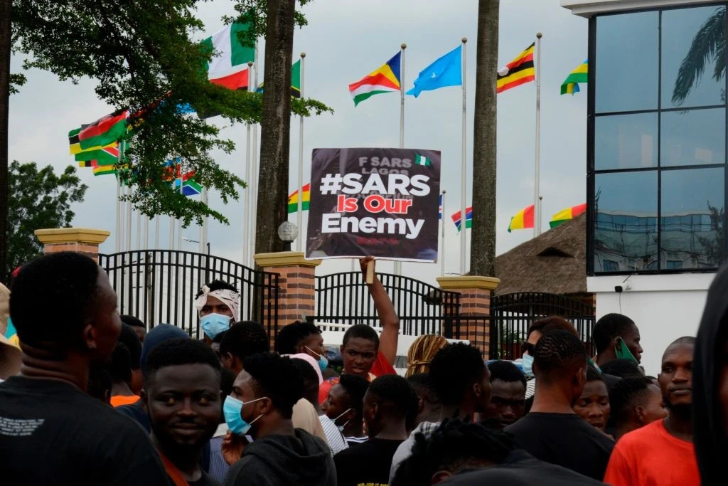 Nigerian army says it intervened in protests at Lagos government's request