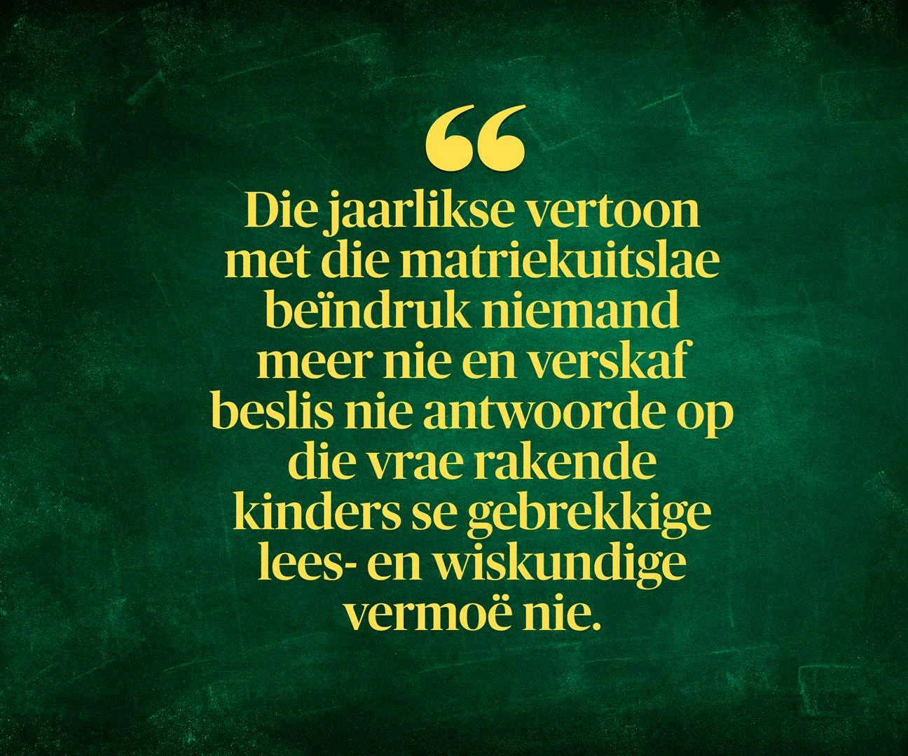 Michael le Cordeur: Onderwys het ’n nasionale dialoog nodig