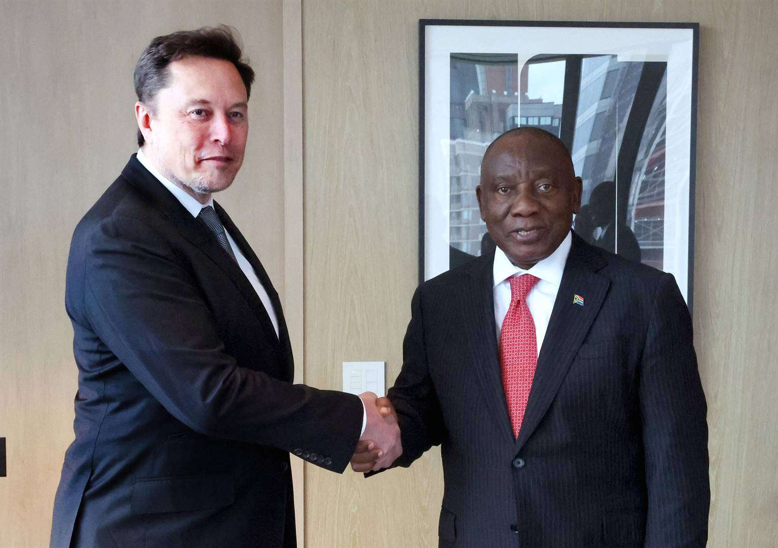 Vergadering met Musk oor beleggings in SA ‘positief’, sê Ramaphosa