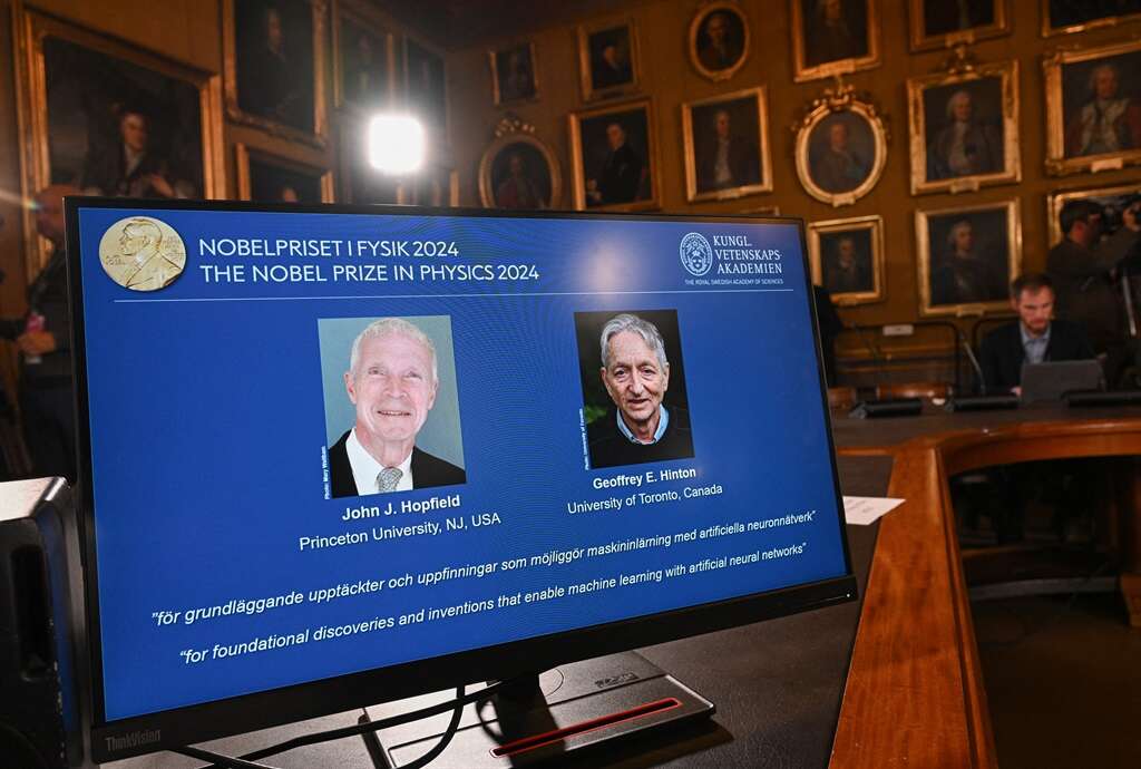 Nobel prize in physics goes to AI pioneers, amid concerns about safe use