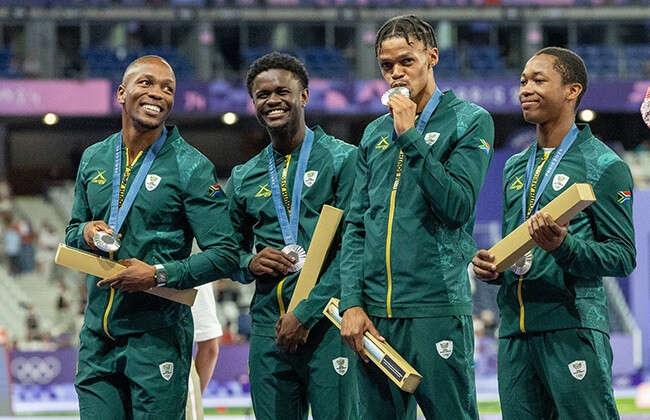 IN PICTURES | SA's stunning silver in the Olympic 4x100m relay