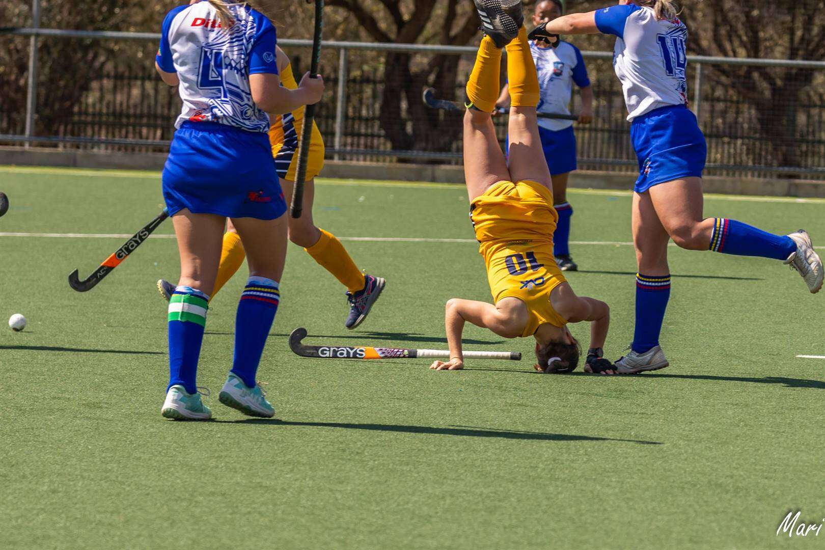 Oranje-hokkiespeler ook breakdancer op veld