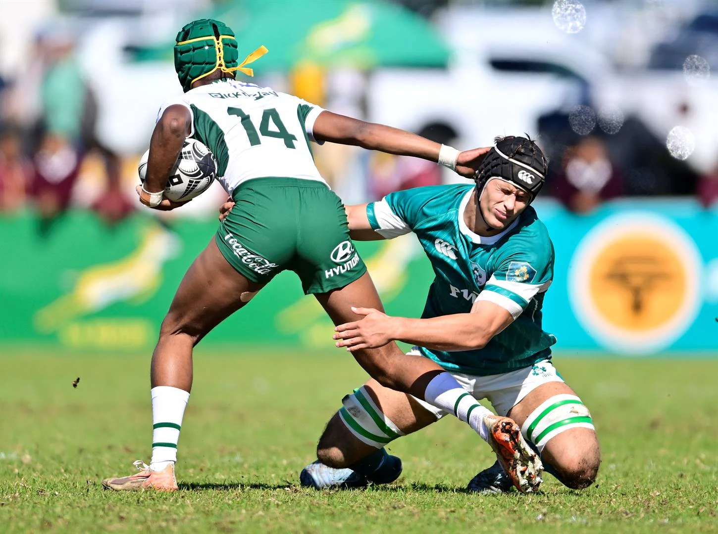 SA o. 18’s slaan Iere bloedneus by Boland Landbou
