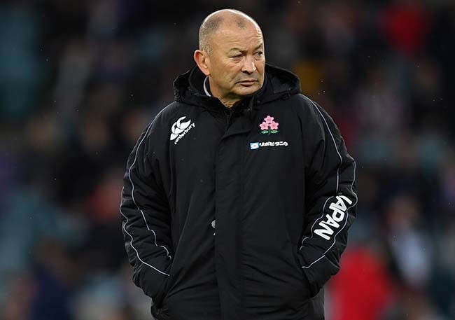 Japan coach Eddie Jones abused by 'some clown' on Twickenham return