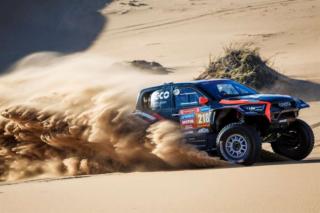 Giniel de Villiers straps in for final Dakar Rally aboard Toyota Gazoo Racing Hilux