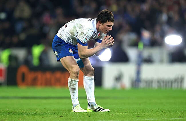 Italy's Garbisi 'sorry' for penalty miss but Six Nations draw 'painful' for France