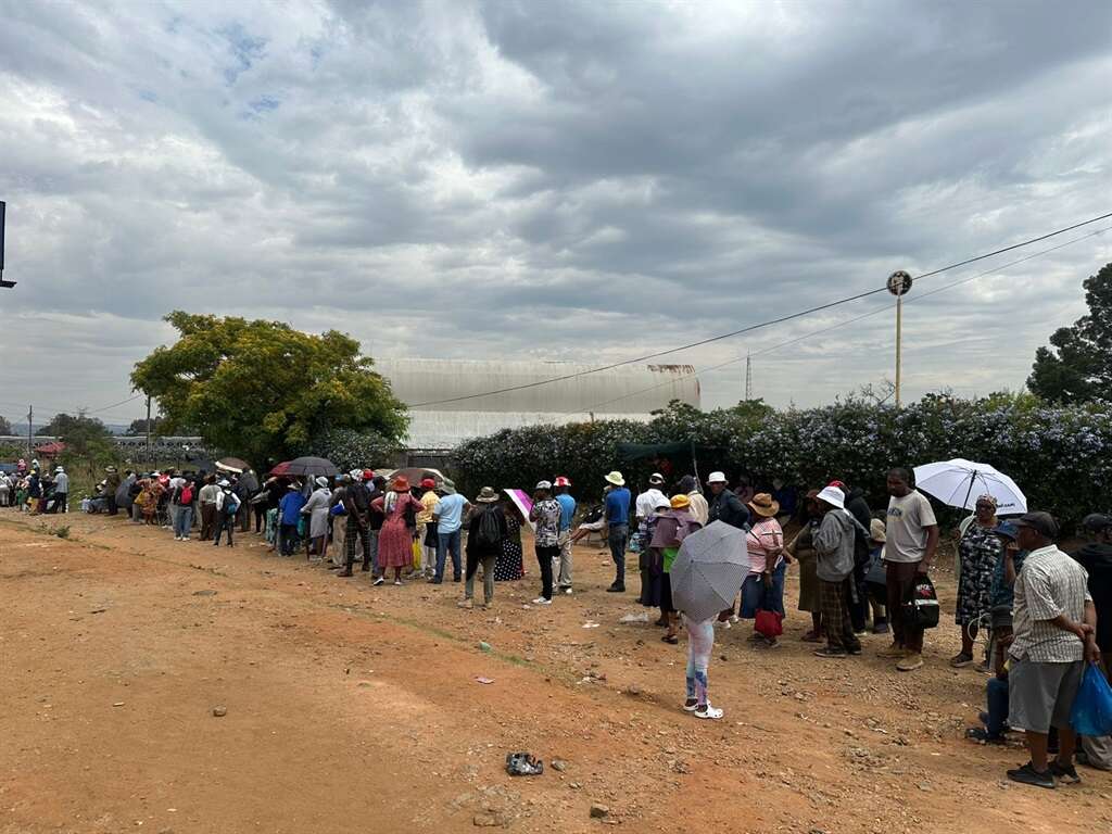 Come 'door-to-door' like elections: Fed-up Soweto residents queue to register electricity meters