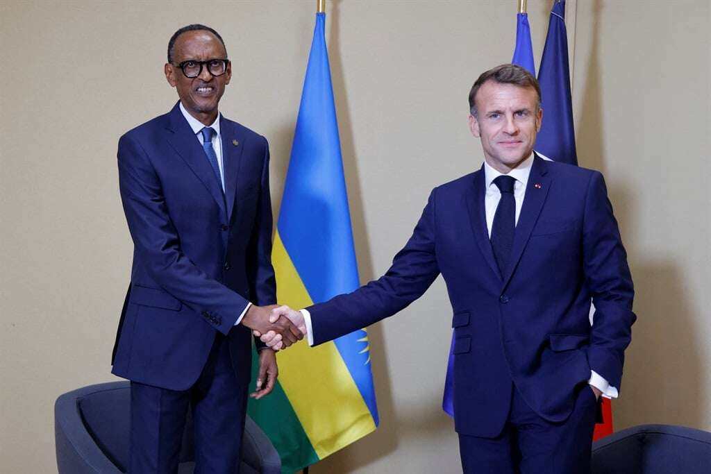 Macron gets Rwanda and DRC presidents into same photo... but actual talks go poorly