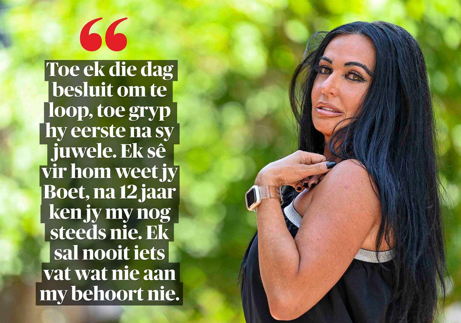 Tereza Troskie: ‘My hele lewe met Boet was fake, nie net die ring nie’