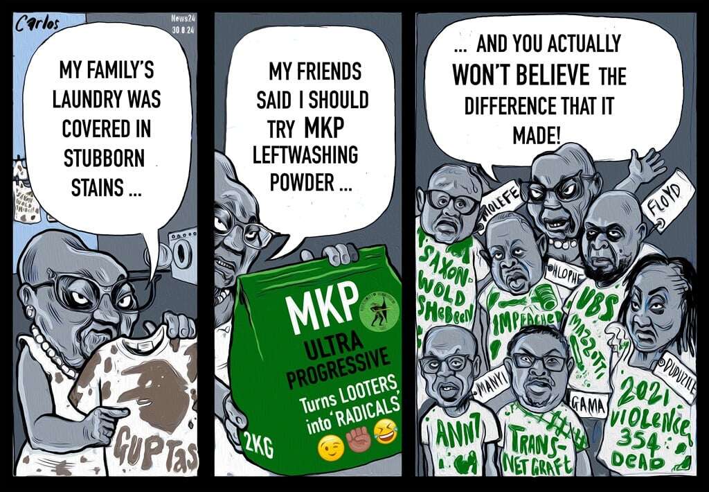 CARTOON BY CARLOS | Leftwashing powder