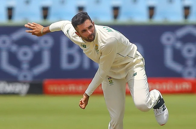 Keshav Maharaj takes SA's first Test hat-trick in more than 60 years as Proteas eye victory