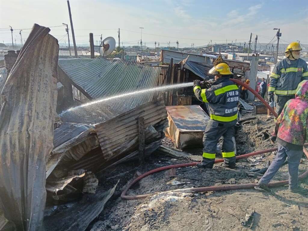 At least 130 people displaced after Father's Day fire in Cape Town