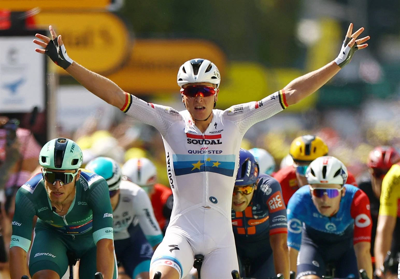 Merlier wen Tour se 9de skof ná Van der Poel lank voor jaag