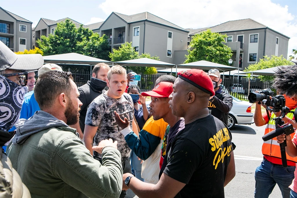 Ramaphosa calls for 'restraint' after Brackenfell parents trade blows with EFF supporters