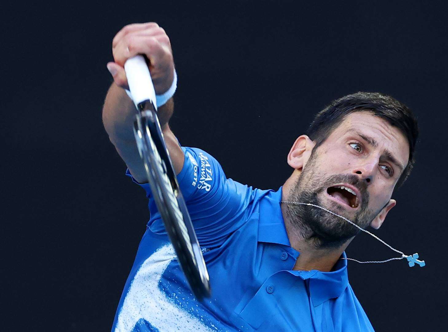 Tiener laat sy held Djokovic skrik