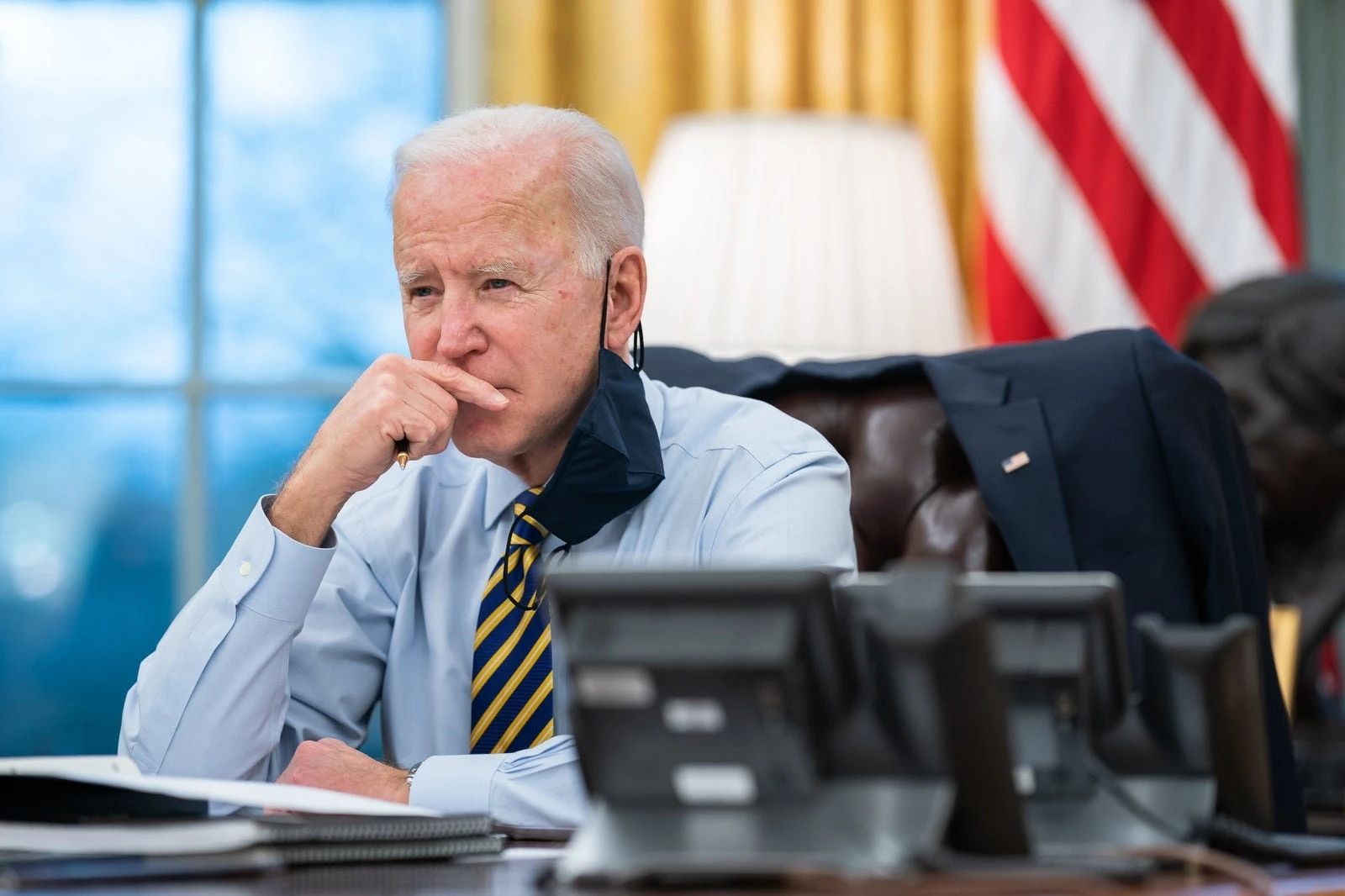 Biden expresses 'grave concern' to Netanyahu, tells Abbas rocket fire must 'cease'