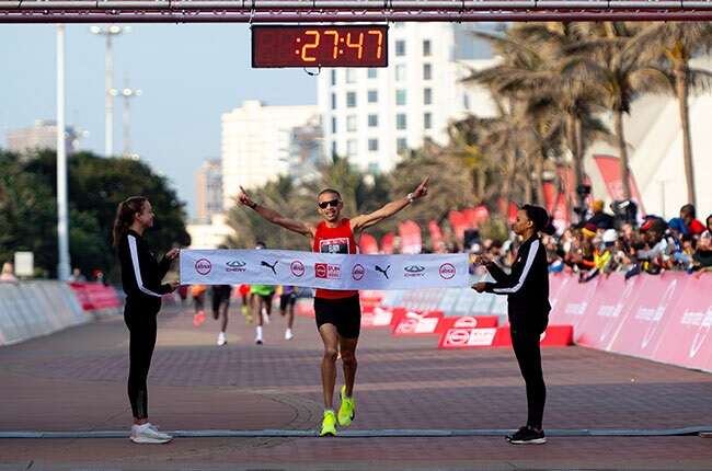 Olympic-bound Gelant wins, Xaba breaks SA record at the 10km race in Durban