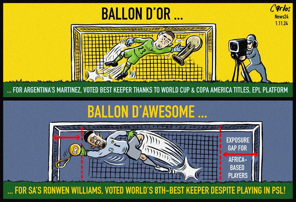 CARTOON BY CARLOS | Ronwen William's Ballon d'awesome