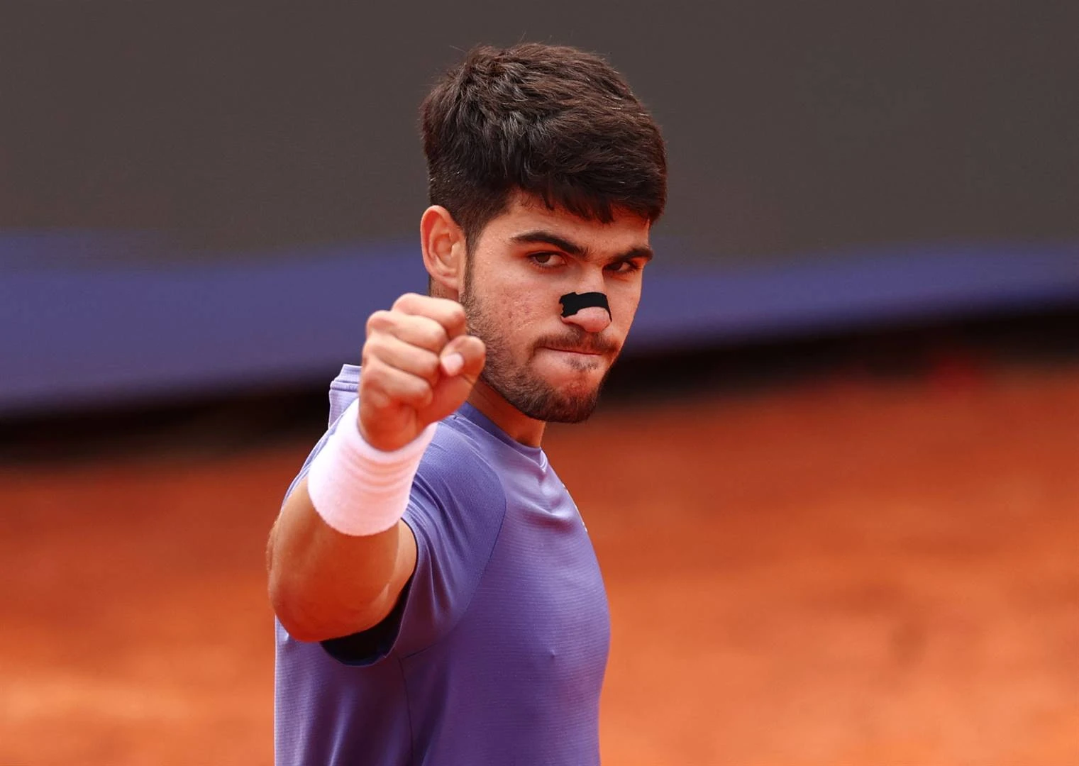 Alcaraz bespreek in Rome sy plek in halfeindronde