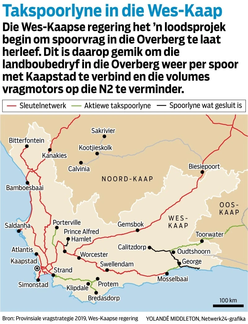 Sakeplan kan spoorvrag in Overberg laat herleef