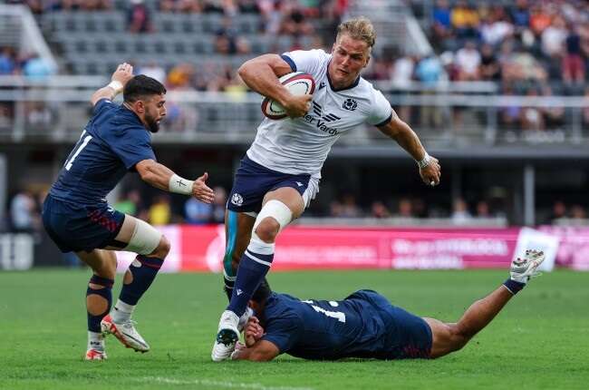 Van der Merwe equals try record as Scotland down US 42-7