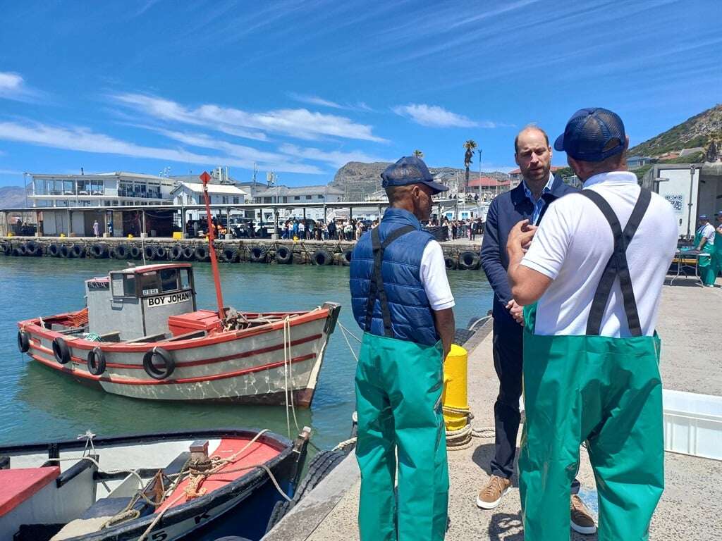 Prince William's royal visit: Earthshot ally awards R4.3 million to support SA's small-scale fishers