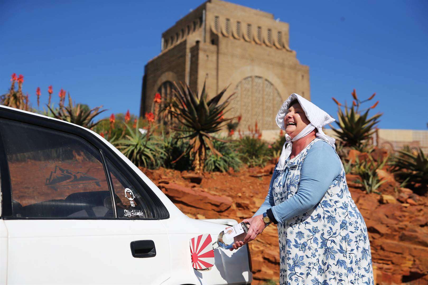 Voortrekkermonument kry skop met Mampoerfees