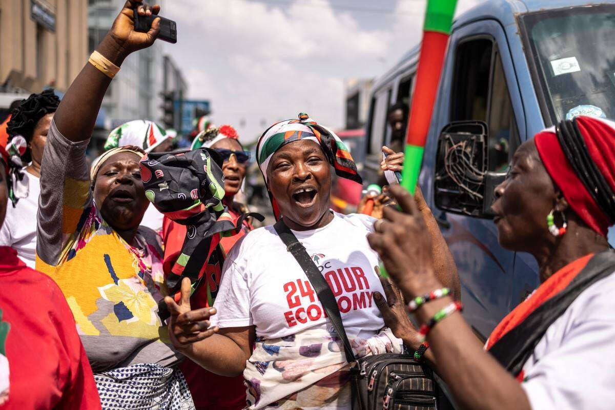 Voormalige Ghanese president behaal geskiedkundige sege