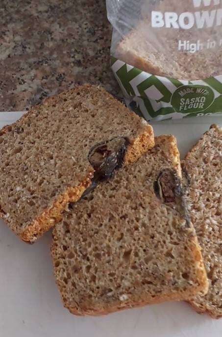 KYK | Vrou gewalg toe sy stukke van knaagdier in brood kry