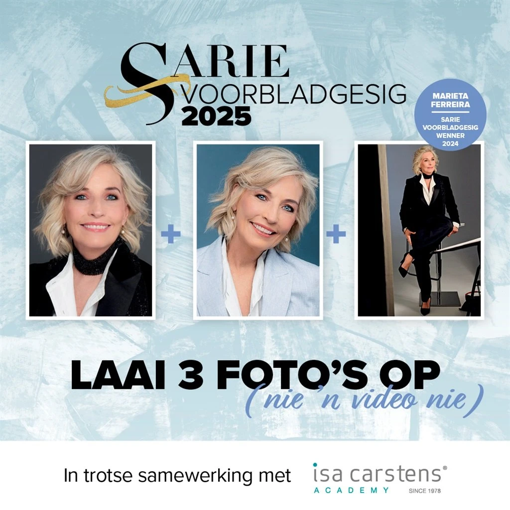 SARIE VOORBLADGESIG 2025: Wen ons voorblad, skryf nóú in!