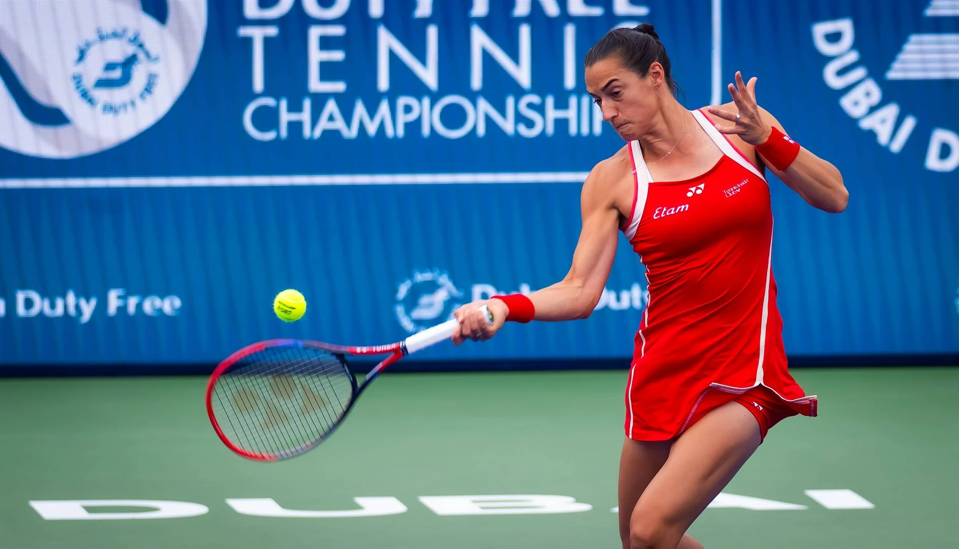 Caroline Garcia (31) besluit om haar raket weg te pak