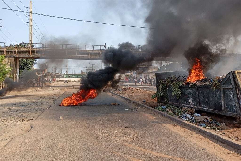 Mozambique police fire on opposition march, leader's location unknown