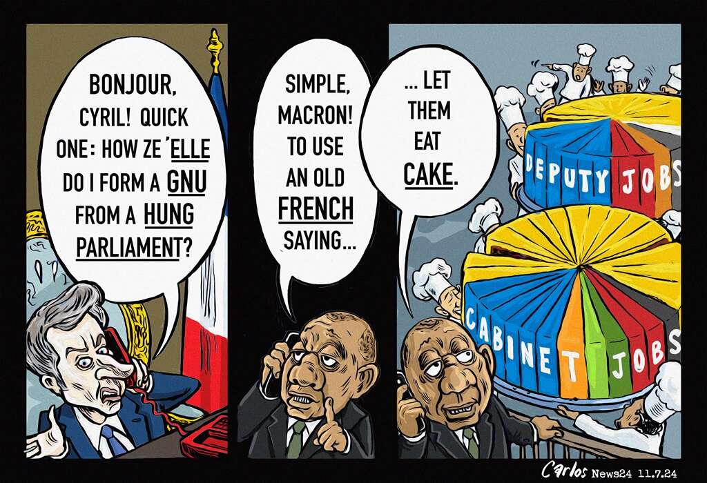 CARTOON BY CARLOS | Let them eat cake