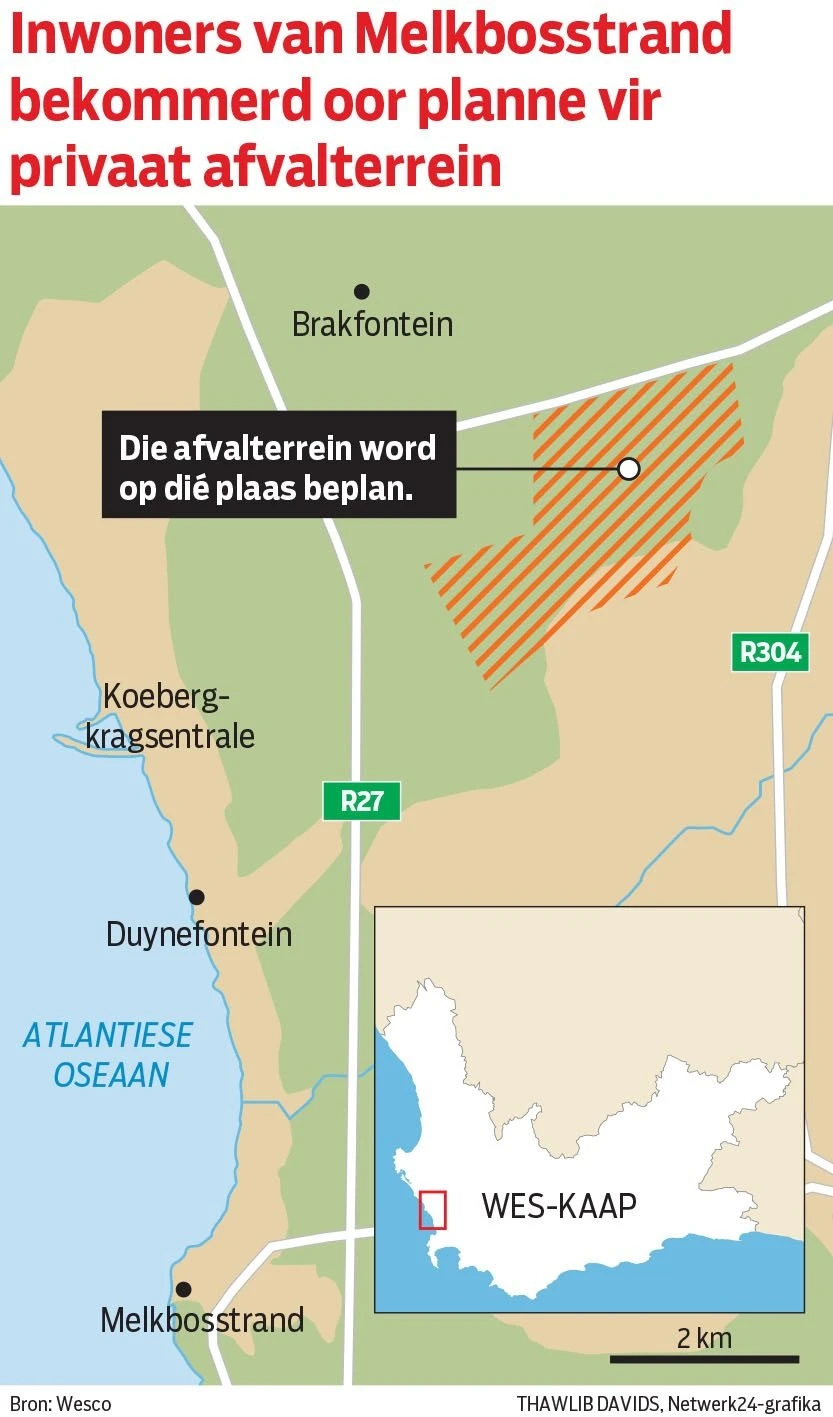 Melkbos-inwoners kan weer kyk na planne vir private afvalaanleg