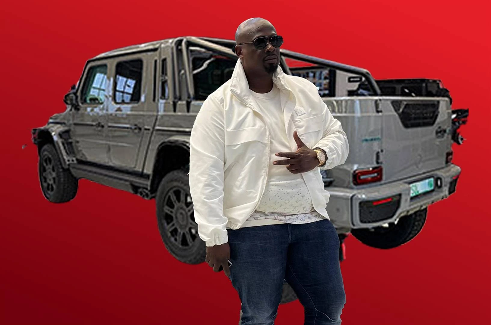 Noordwes se skatryk Solly spog met seswiel-Merc van R25 m.