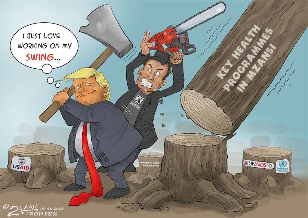 Cartoon | 2Lani: USAID - Trump's swing is a miss