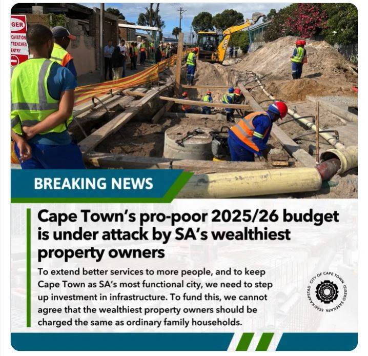 Kaapstad-tariewe gegrond op eiendomswaarde ‘is beste vir almal’ – Hill-Lewis