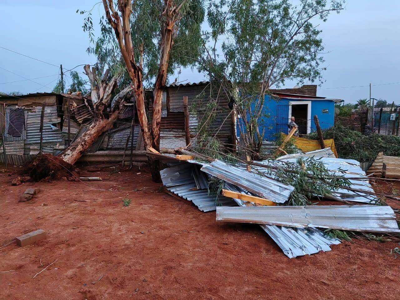 Swaar reën, wind lei tot skade aan huise en kitsvloede in Noord-Kaap