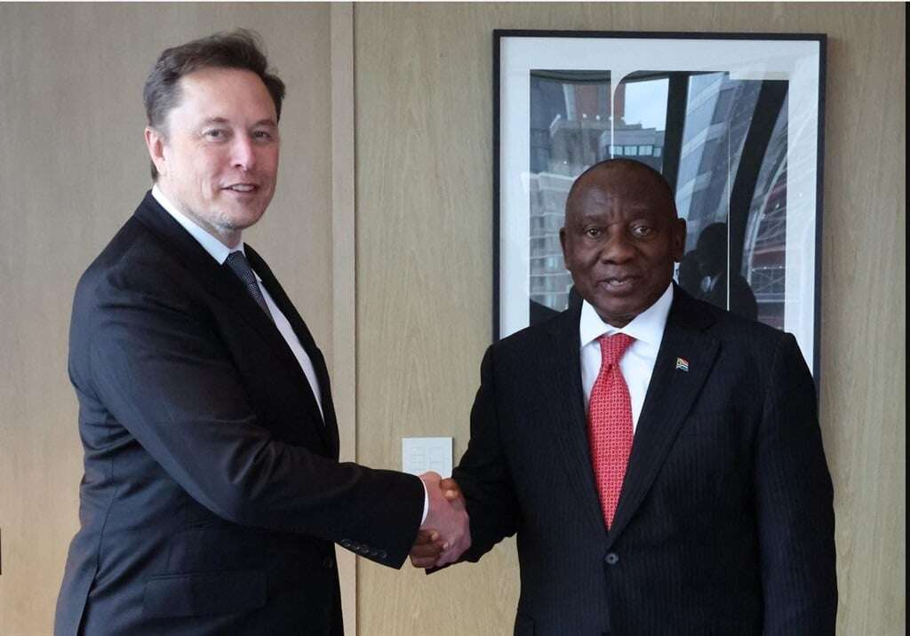 Ramaphosa discusses nothing much with Elon Musk – and seriously charms New York's big money