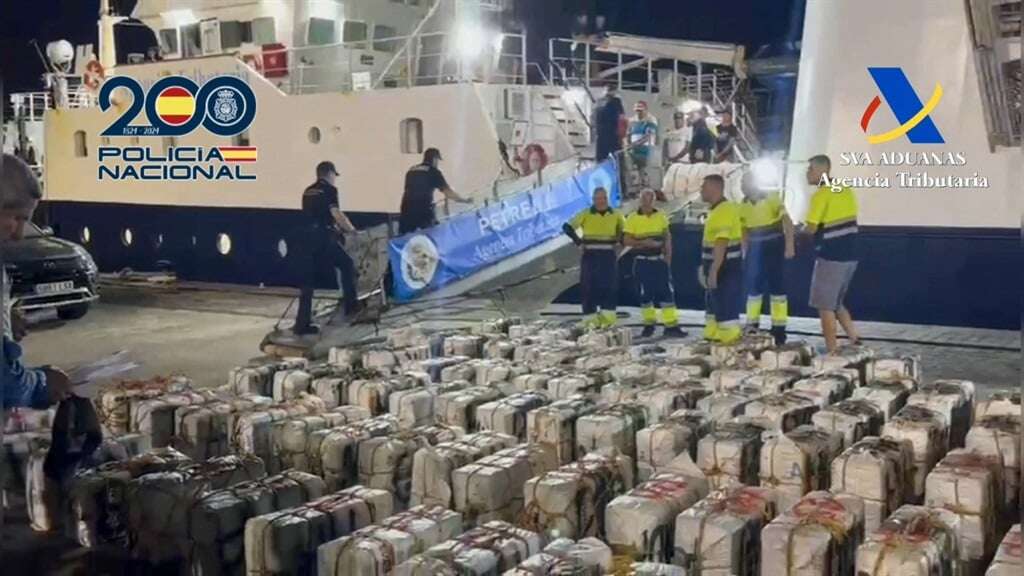 Spain seizes seven tonnes of cocaine from underground containers