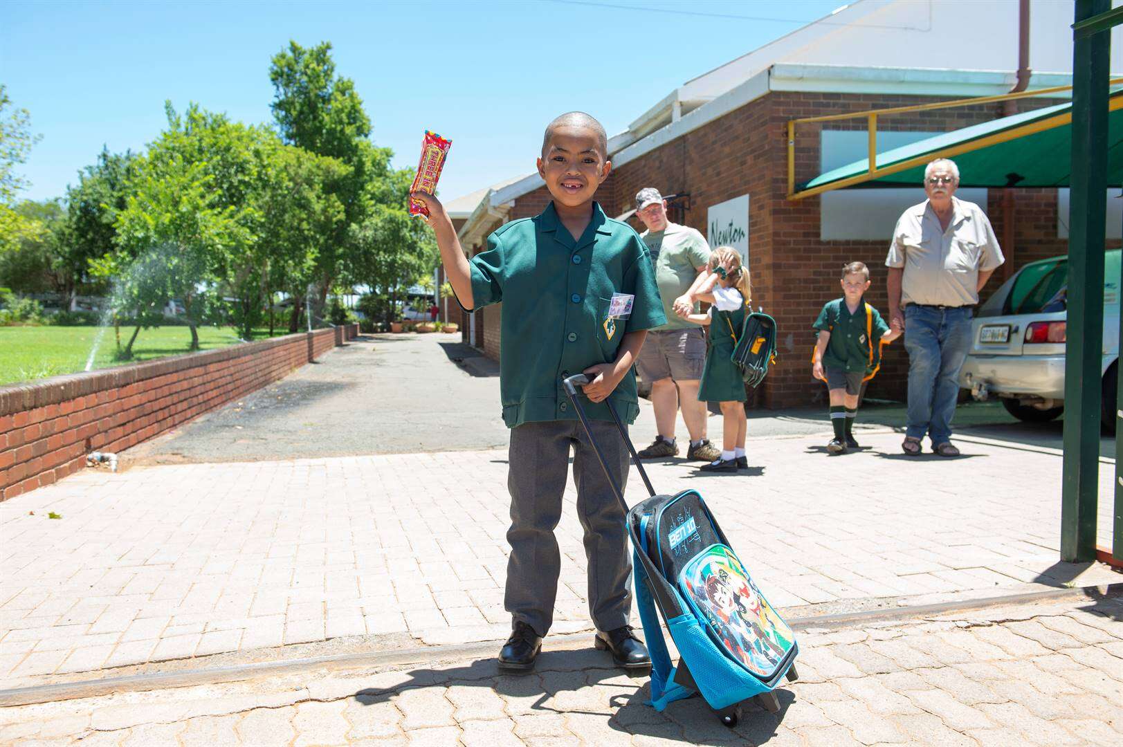 Eerste skooldag in Kimberley alte lekker met ’n geëet en gespeel