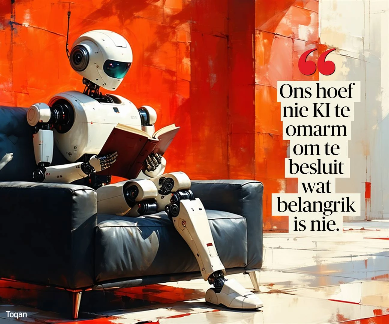 Repliek: Hokaai KI-dissipels, ons wil darem nog sélf dink