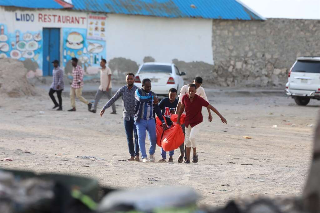 At least 32 killed in Somalia beach attack, police say