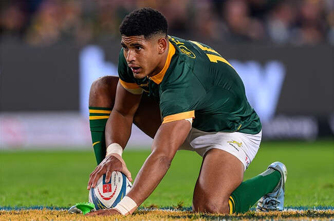 New Bok star Sacha 'not a complete No 10' yet after thriving in All Black dream