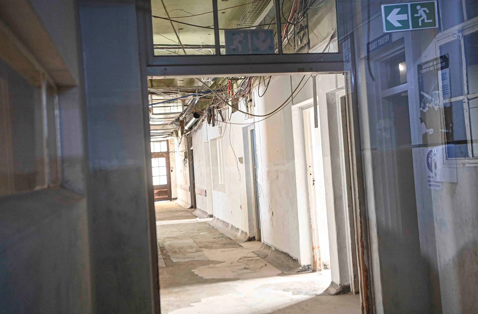 Nuwe tydelike ongevalle-afdeling by die Nasionale Hospitaal in Bloem