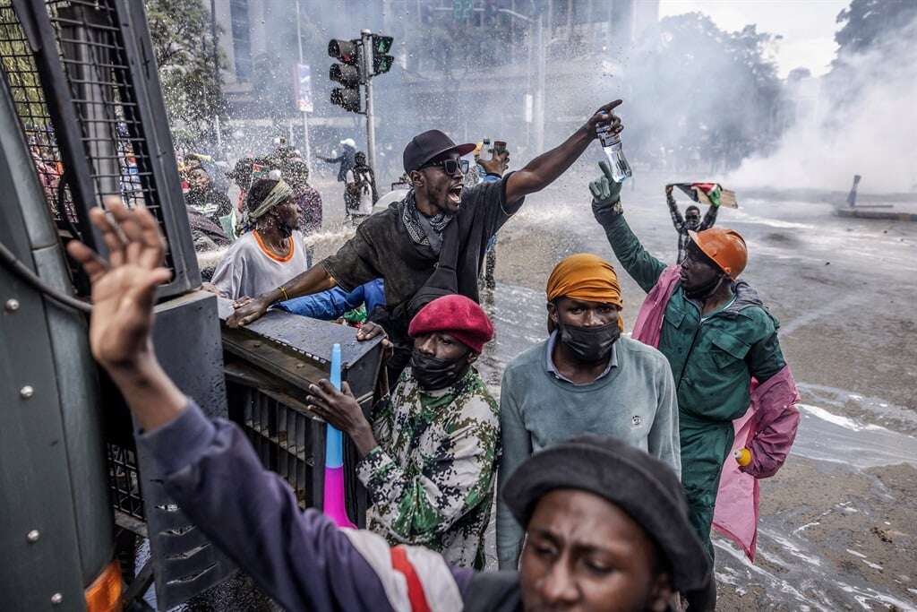 Kenyan anti-tax protestors storm Parliament, fire, live bullets, deaths reported