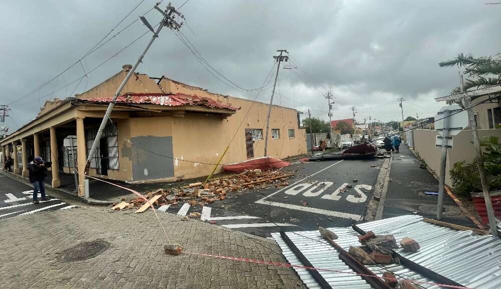 WATCH | 'It sounded like a bomb': Cape Town residents mop up after roofs blown off in storm