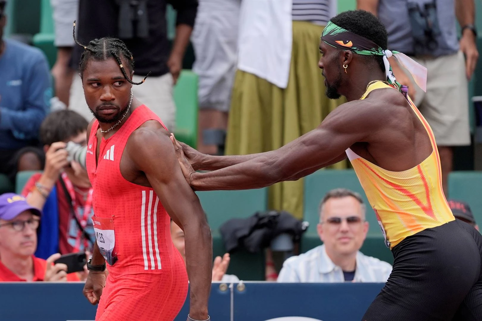 Vonke spat tussen VSA se 2 vinnigste atlete op nasionale proewe
