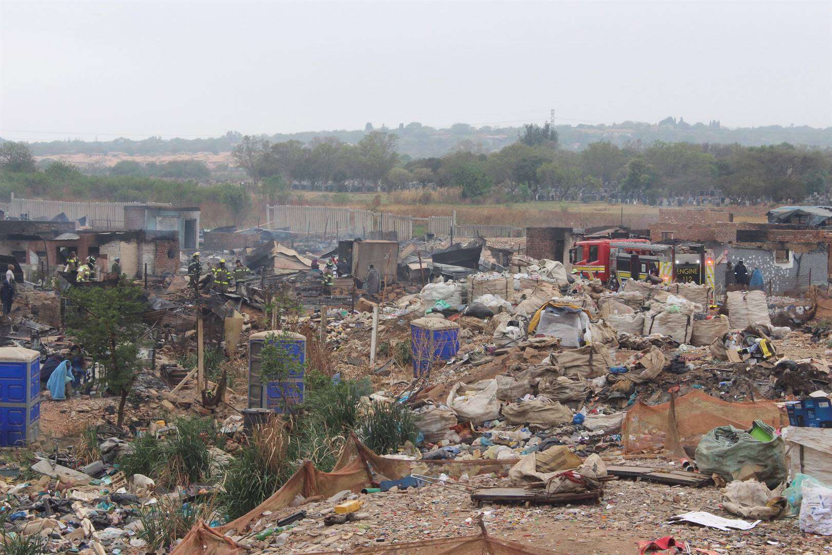 Nooddienste in Pta, Jhb staan bont weens verwoestende brande