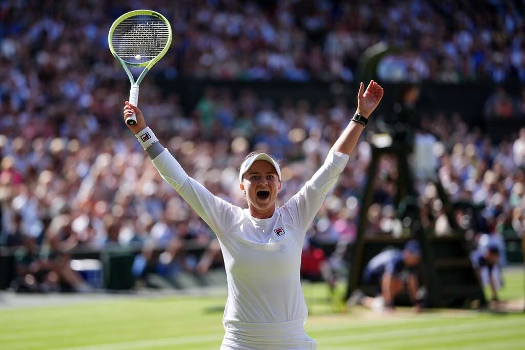 Krejcikova wins Wimbledon for second Grand Slam singles title